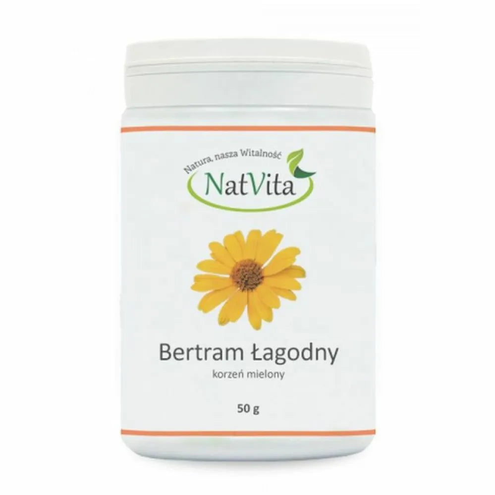 Bertram Łagodny Korzeń Mielony 50 g - Natvita