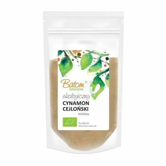 Cynamon Cejloński Mielony Bio 125 g - BATOM